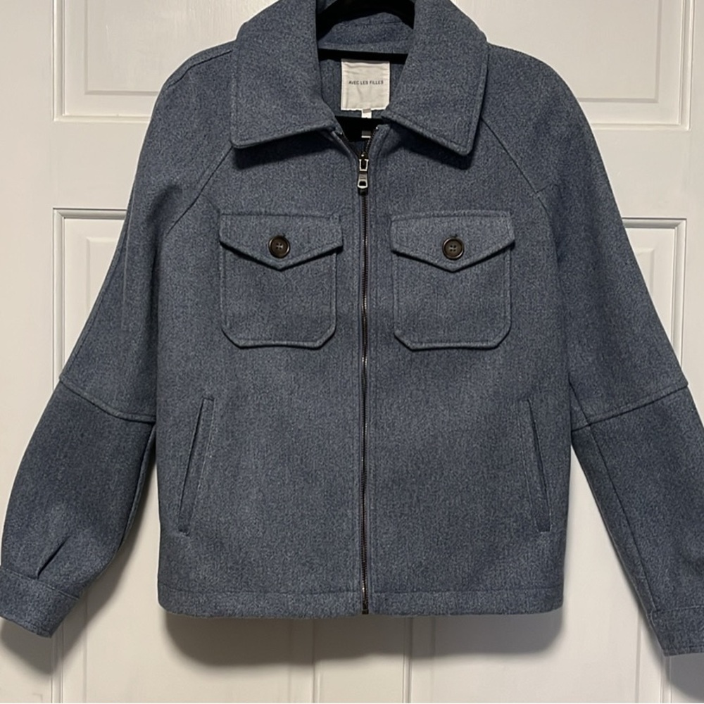 Avec Les Filles Charcoal Utility Jacket